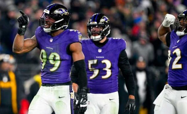 Ravens aplasta a Steelers y avanzan a Ronda Divisional en los Playoffs de la NFL